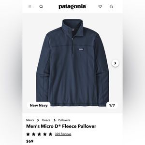 Men’s Patagonia Micro D Fleece Pullover